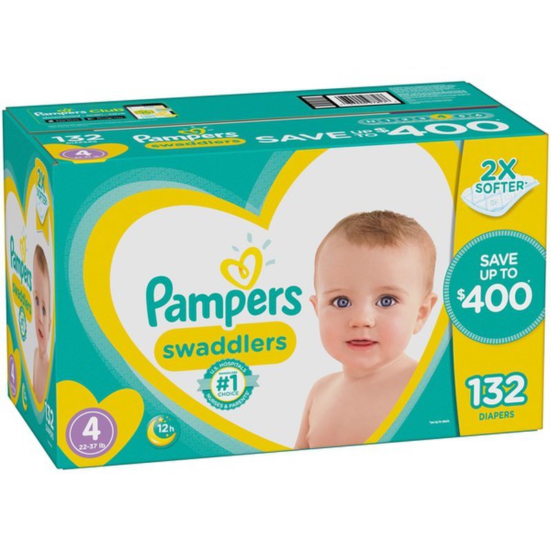 PAMPERS/SWADDLERS 4