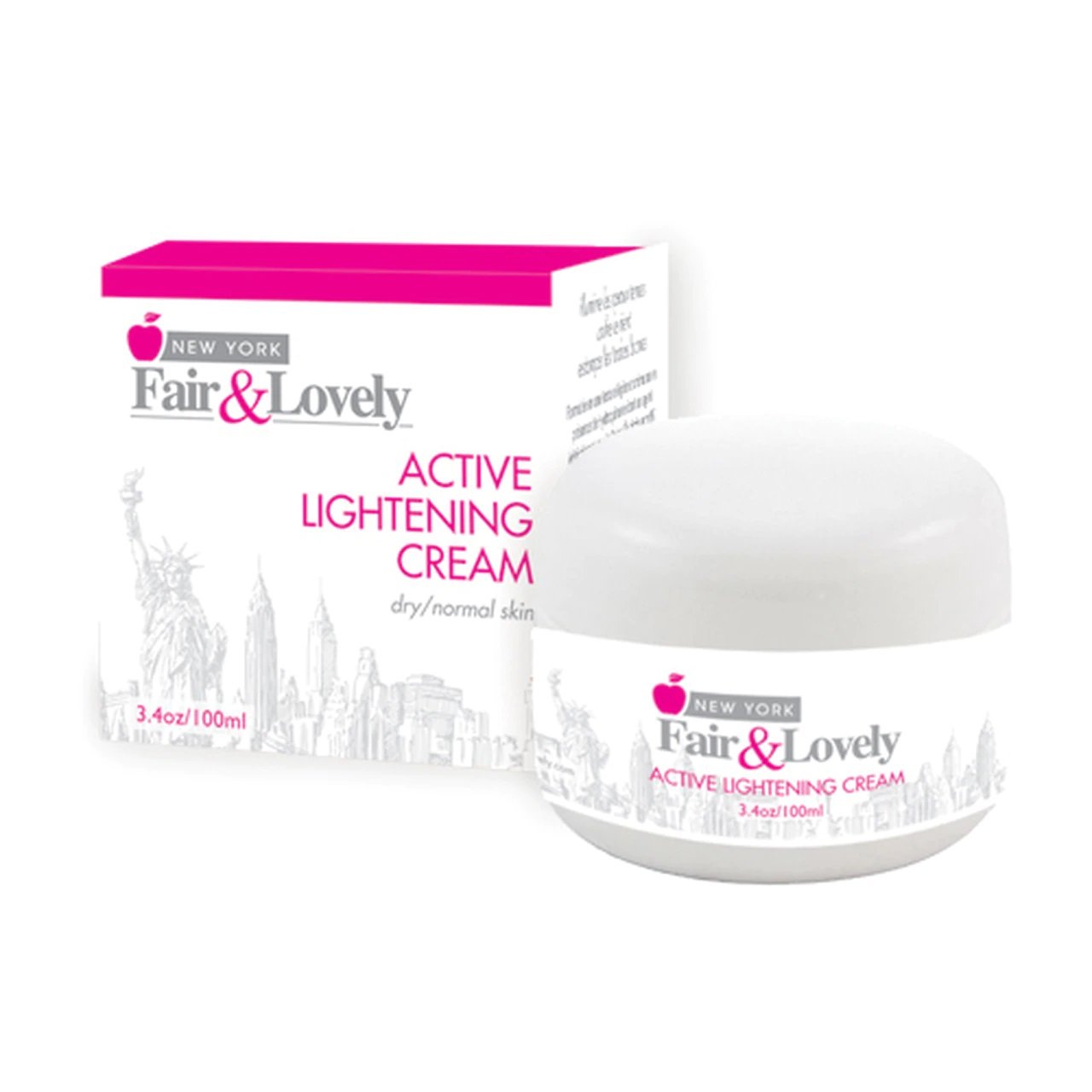 New York Fair & Lovely Active Lightening Cream Jar