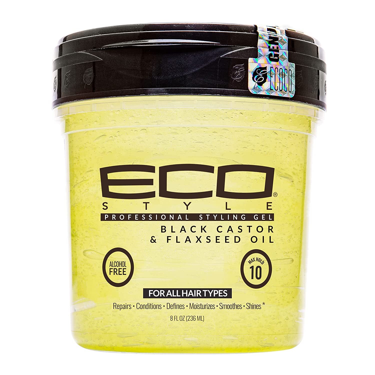 ECOSTYLE STYLE GEL BLACK CASTOR § FLAXSEED