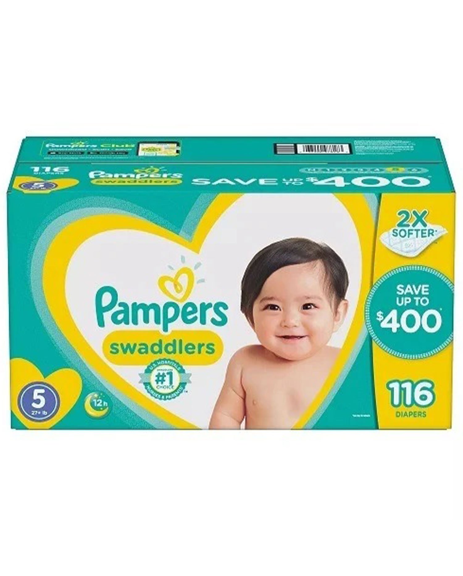 PAMPERS/SWADDLERS 5