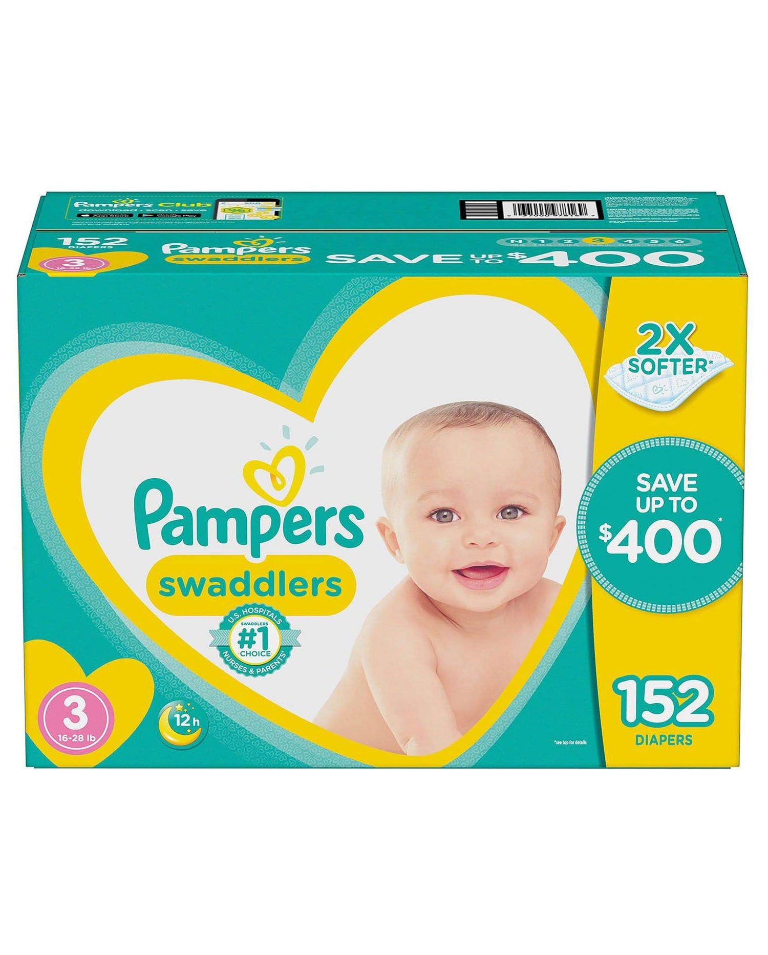 PAMPERS/SWADDLERS 3