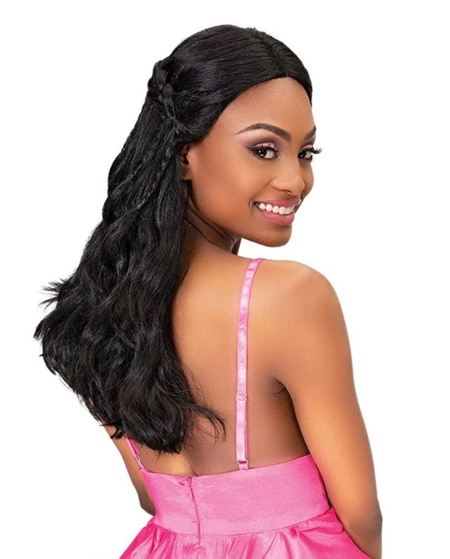 EXTENDED PART LACE BRAID LANA WIG#