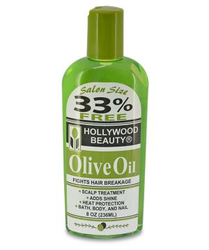 HOLLYWOOD BEAUTY/OLIVE OIL HELPS FIGHT HAIR BREAKA