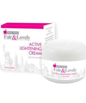 New York Fair & Lovely Active Lightening Cream Jar