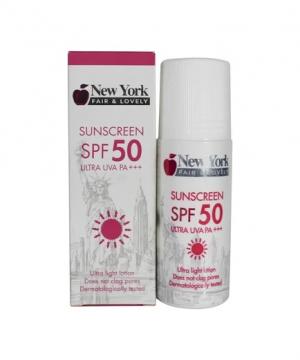 New York Fair & Lovely Sunscreen SPF 50 3oz