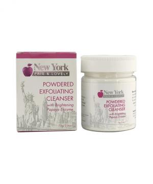 New York Fair & Lovely Powdered Papaya Enzyme Exfoliating Cleanser 2.6 oz